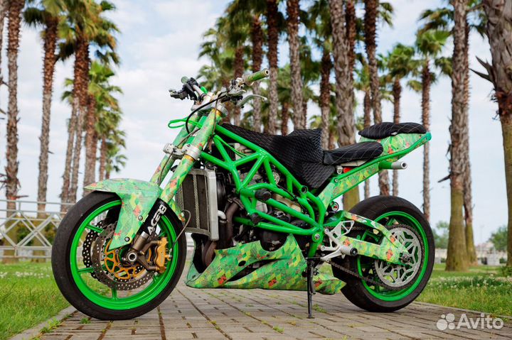 Kawasaki zx6r ninja stunt стант