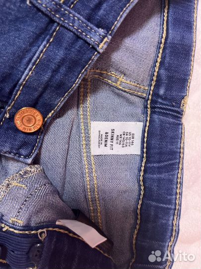 Джинсы для девочки летние скини