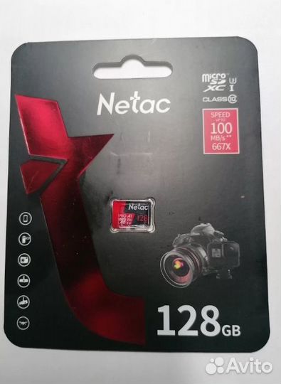 Карта MicroSD Netac P500 Extreme Pro на 128GB