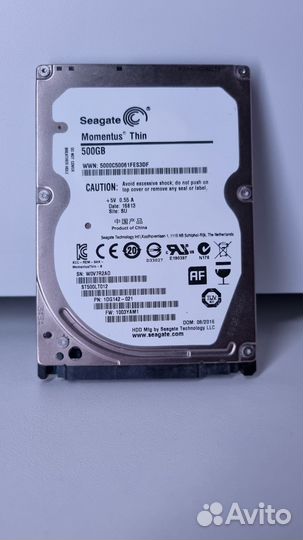 Внутренний жесткий диск Seagate 500GB