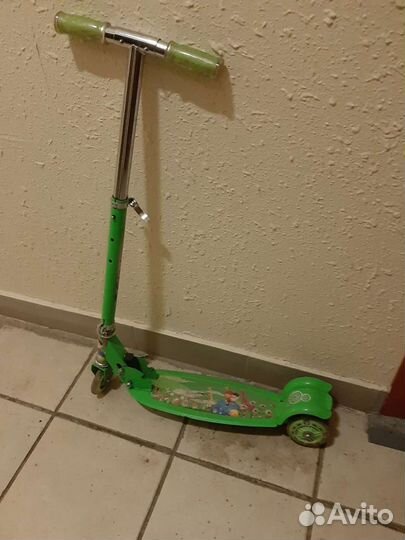 Самокат детский трехколесный бу
