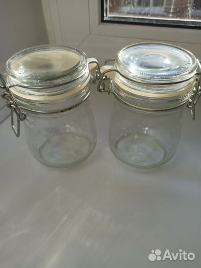 Стеклянные баночки для хранения