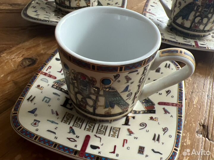 Чашка с блюдцем фарфор