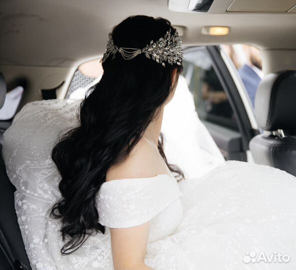 Свадебное украшение для волос веточки