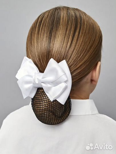 Бант белый