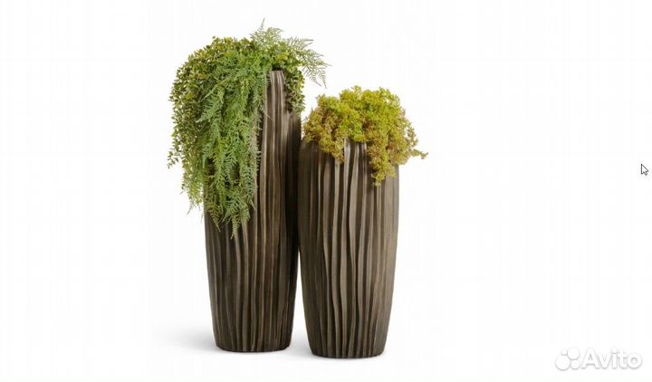 Горшок для цветов высокий/Кашпо напольное