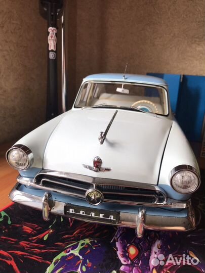 Моделька игрушки размер 1:8 волга М-21