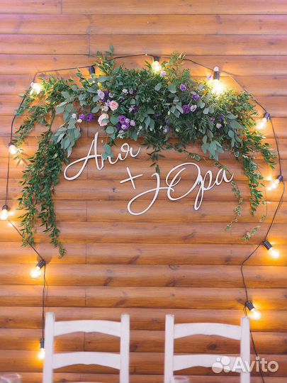 Свадебное оформление ресторана, Свадебный декор