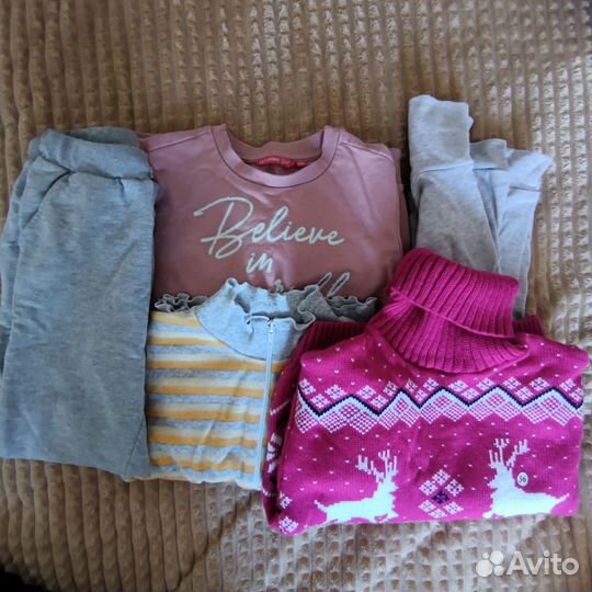 Детские вещи пакетом для девочек рост 122-128