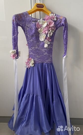 Платье для бальных танцев стандарт ю1