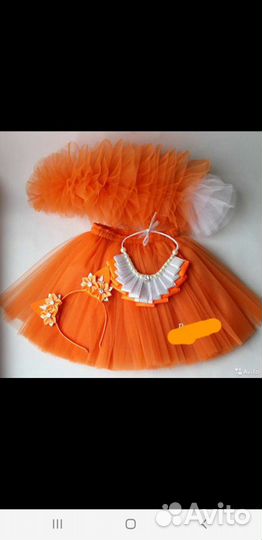 Новогодний костюм лисички для девочки