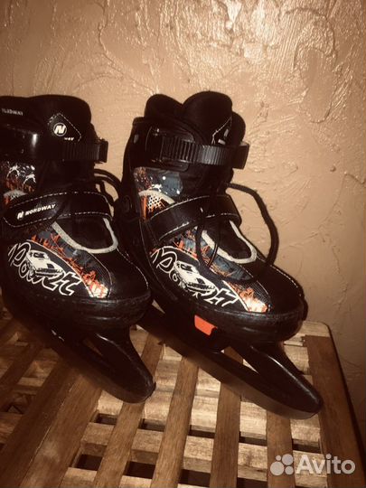 Коньки раздвижные 31-35