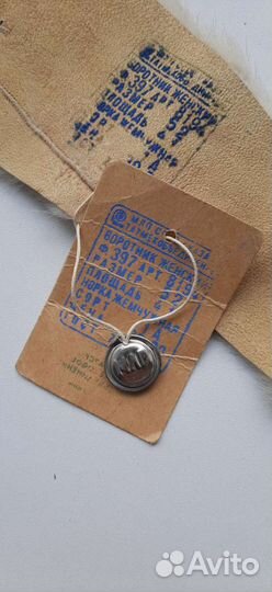 Воротник из меха норки