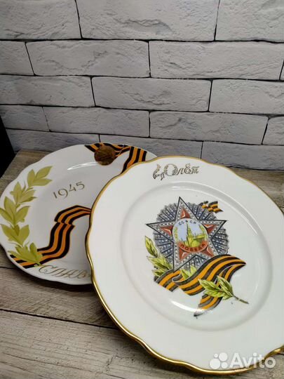 Тарелка настенная дулево