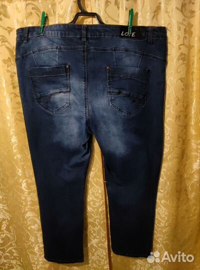 Джинсы стрейч на размер 56-58