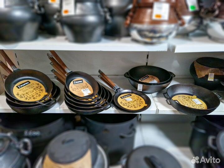 Чугун Гардарика Сковороды, Сотейники, Блинницы