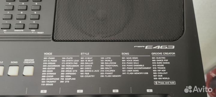 Синтезатор Yamaha PSR E463