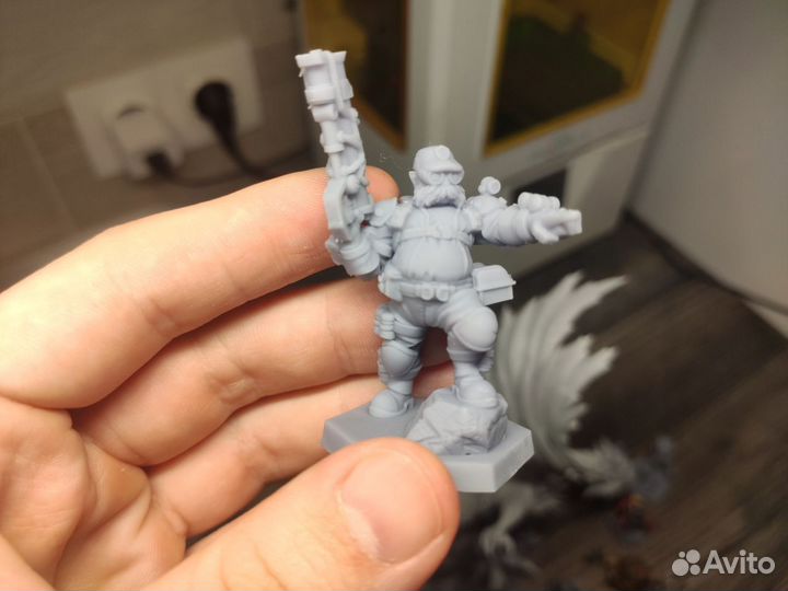 Комплект для 3D печати (3d принтер, модели, смола)