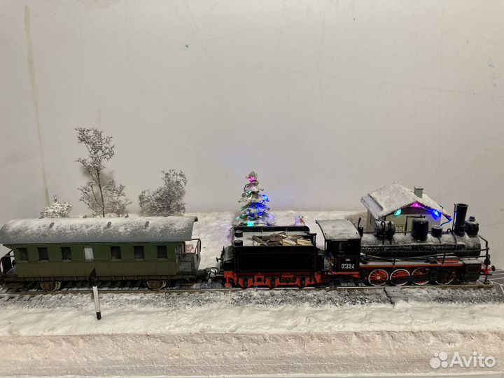 Железная дорога 1:87, H0, диорама 