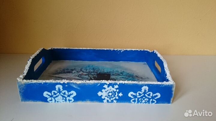 Поднос новогодний