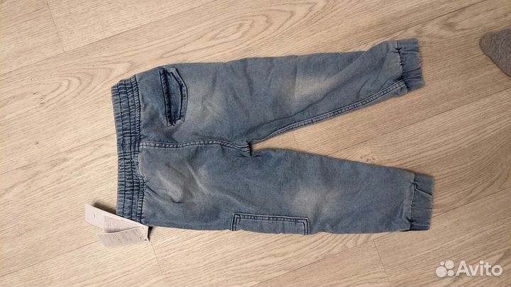 Джинсы джоггеры h&m новые 92