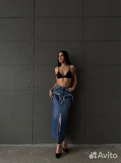 Юбка джинсовая