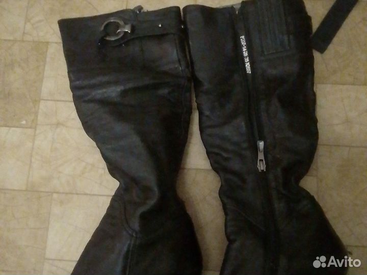 Сапоги женские натуральная кожа осень