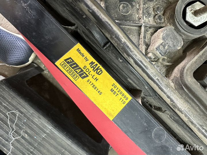 Передняя левая фара и задняя на fiat doblo 2008