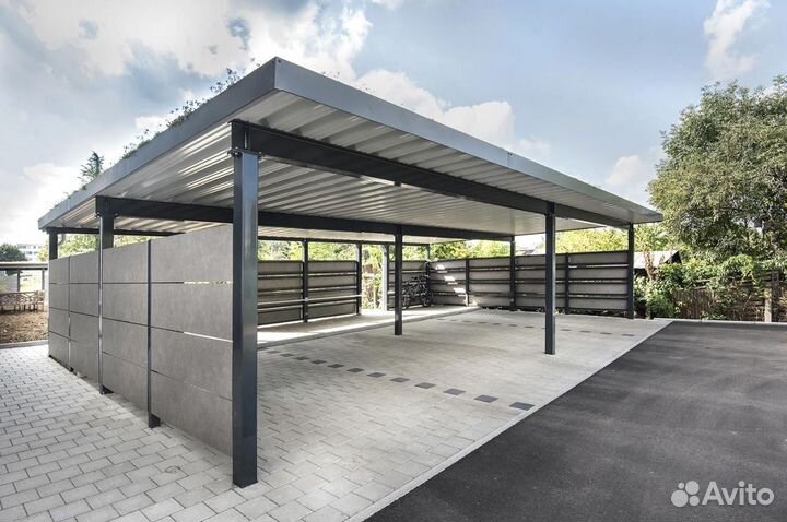 Навес под ключ