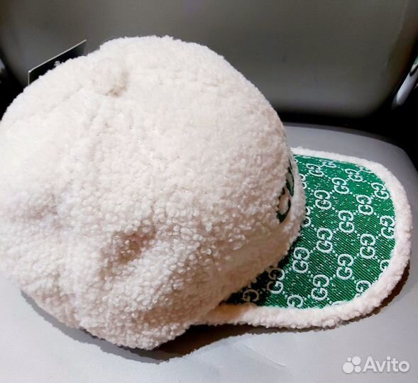 Кепка бейсболка Gucci унисекс шерпа