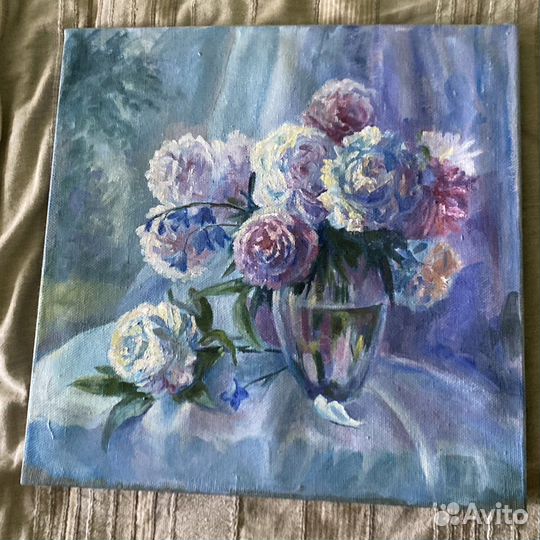 Картина маслом на холсте 47 на 47