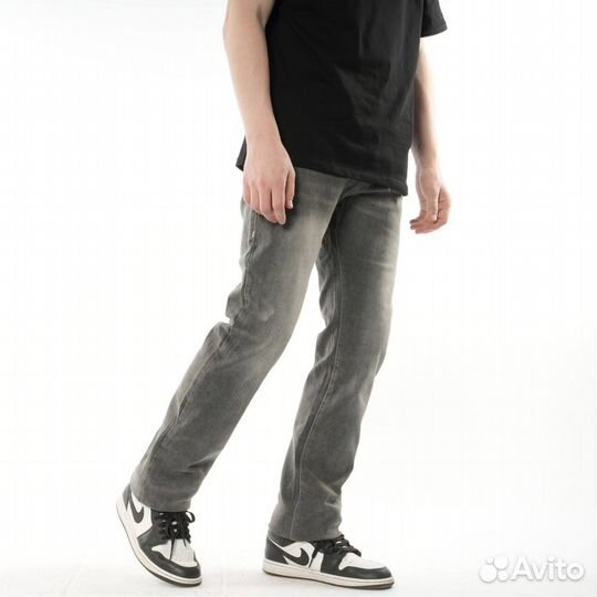 Джинсы true religion серые базовые