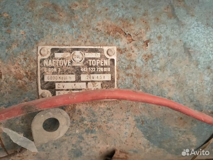 Aвтoнoмный диз. отопитель Nаftоvе Тoрeni Чехия