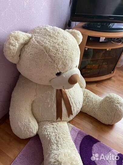 Плюшевый медведь 2 метра