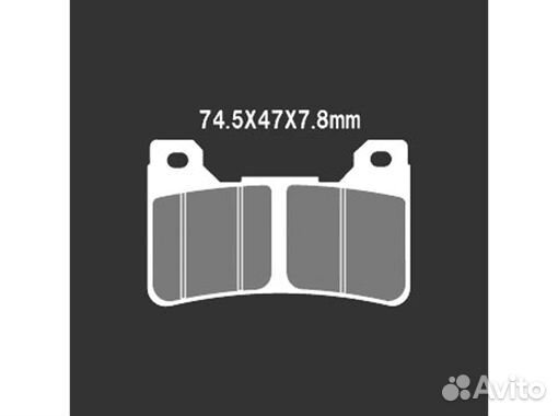 Тормозные колодки vesrah VD 170rjlxx