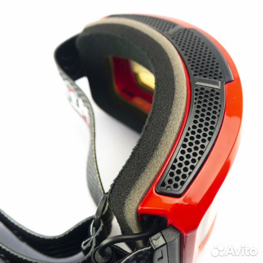 Очки с подогревом AiM Accu Heated Goggles Red с же