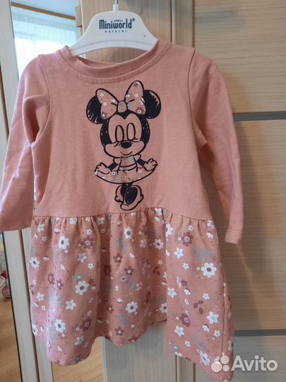 Вещи пакетом для девочки 74-80 см