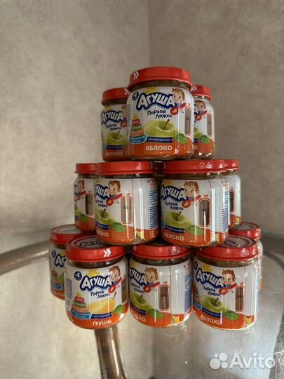 Фруктовое пюре агуша