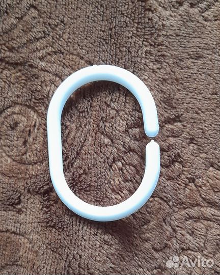 Кольца для штор, пластик. 12 штук