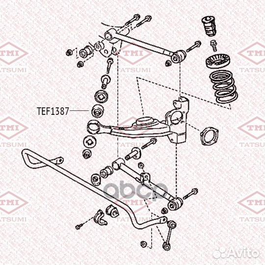 Сайлентблок заднего рычага toyota RAV 4 05/00