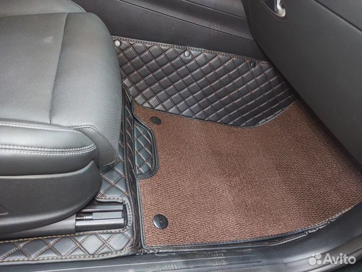 Автомобильные коврики из экокожи