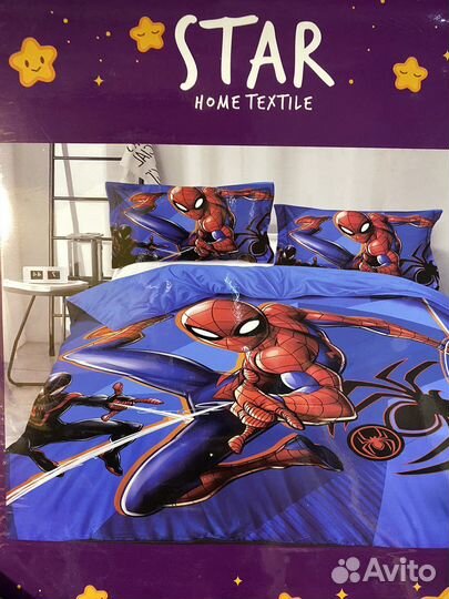 Детское постельное бельё с героями мультфильмов