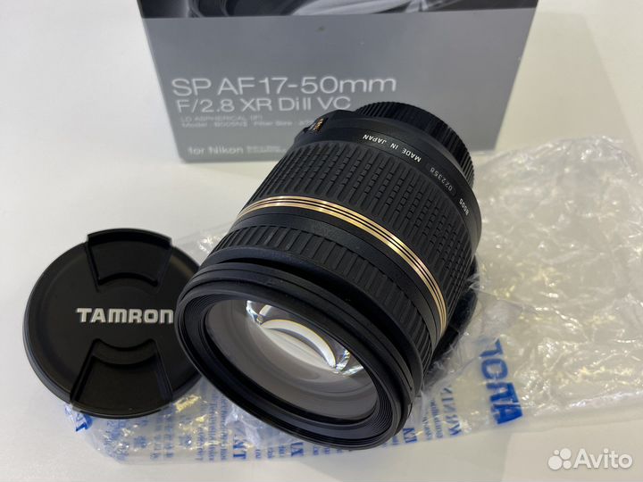 Tamron sp af 17 50mm f2 8 VC nikon новый
