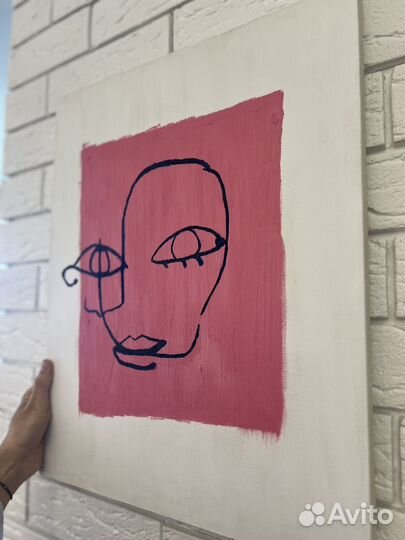 Картина маслом на холсте интерьерная