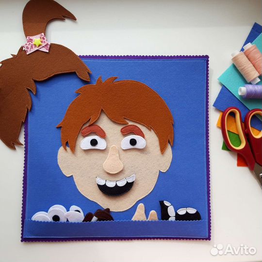 Развивающие игры из фетра на заказ