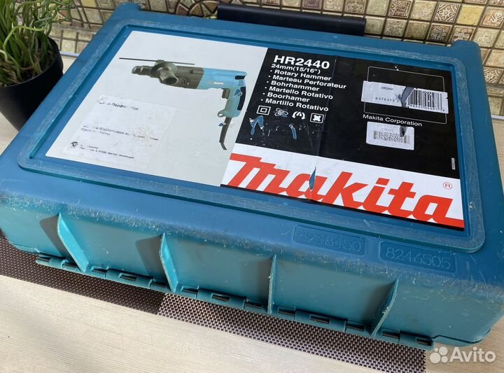Оригинальный кейс ящик Makita HR2440 перфоратор