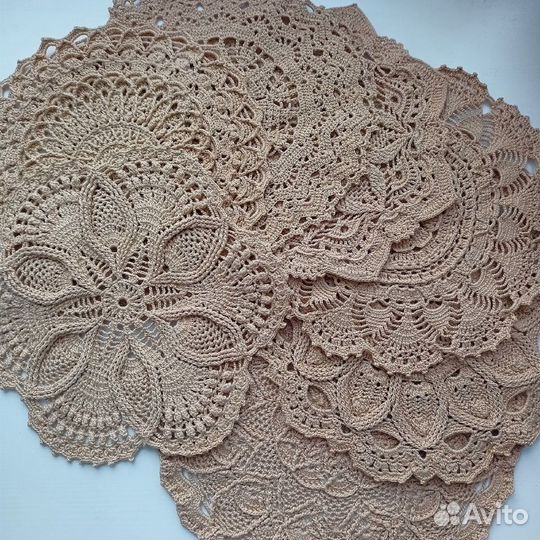 Салфетки вязаные крючком
