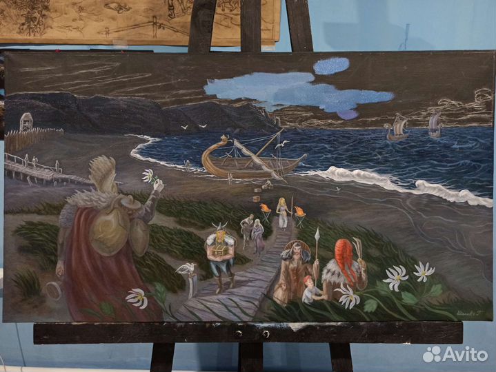 Морской пейзаж/Корабли/Бронь