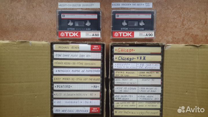 Каcсеты TDK, Maxell, Sound Breeze