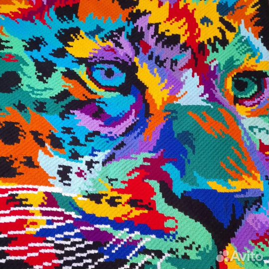 Плед Радужный Ягуар